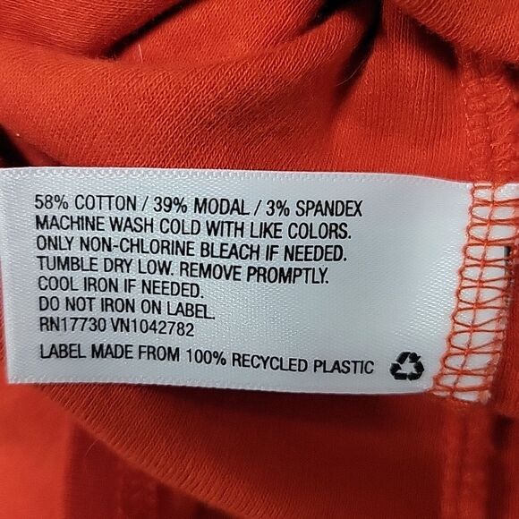 MERONA WOMENS V-TECK STRETCH TEE SIZE MEDIUM ...MADE W/ 50 CTN 39 MODAL 3% SPAND - Picture 4 of 5